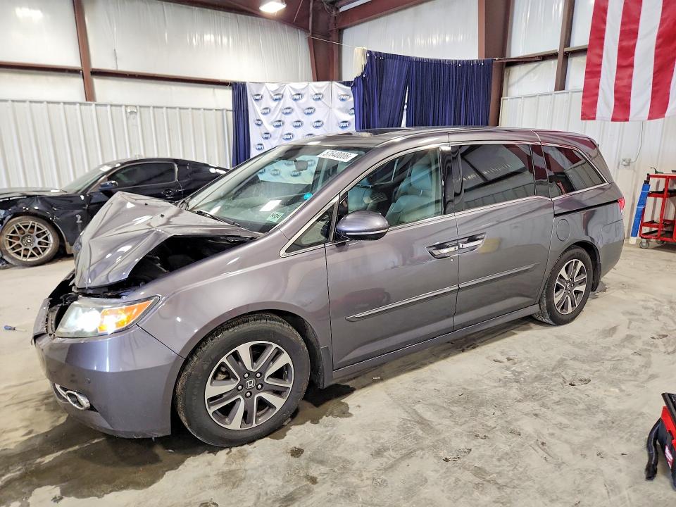 2015 Honda Odyssey VIN 5FNRL5H99FB001589 COPART salvage auction — FRONT END, Ga - Cert Of Title-Salvage, sold $125 on 2026-07-23 (photo 1)