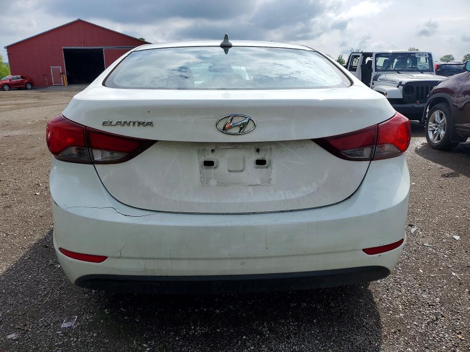 2014 Hyundai Elantra VIN 5NPDH4AE6EH519009 COPART salvage auction — MINOR DENT/SCRATCHES, On - Permit No Brand - Unfit, sold $800 on 2026-07-03 (photo 6)