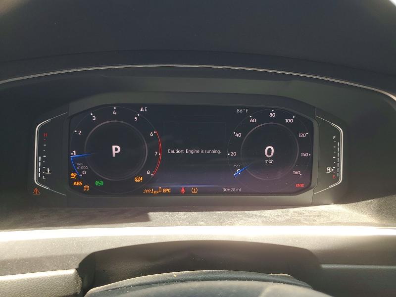 2020 Volkswagen Tiguan VIN 3VV3B7AX7LM130839 COPART salvage auction — REAR END, TX - SALVAGE VEHICLE TITLE (P), sold $6,900 on 2026-08-14 (photo 9)