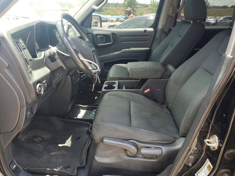 2014 Honda Ridgeline VIN 5FPYK1F72EB014652 COPART salvage auction — FRONT END, Sc - Cert Of Title-Salvage, sold $1,750 on 2026-07-31 (photo 7)