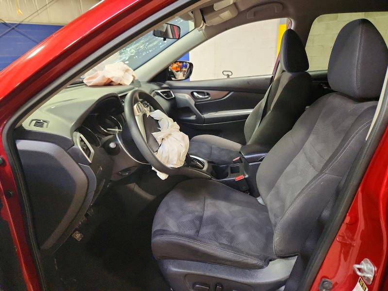2016 Nissan Rogue VIN KNMAT2MV3GP667854 COPART salvage auction — FRONT END, Pa - Certificate Of Salvage, sold $1,050 on 2026-07-15 (photo 7)
