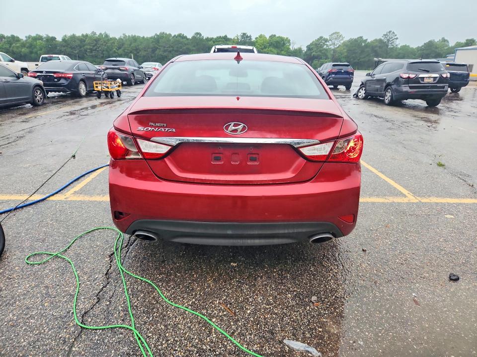 2014 Hyundai Sonata VIN 5NPEC4AC8EH811617 COPART salvage auction — FRONT END, Al - Cert Of Title-Salvage Title, sold $250 on 2026-07-27 (photo 6)
