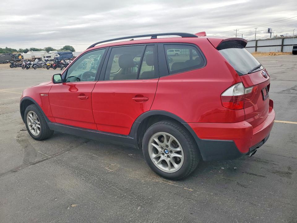 2007 BMW X3 VIN WBXPC93497WF09509 COPART salvage auction — FRONT END, Id - Cert Of Title -Rebuilt Salvage, sold $700 on 2026-07-09 (photo 2)