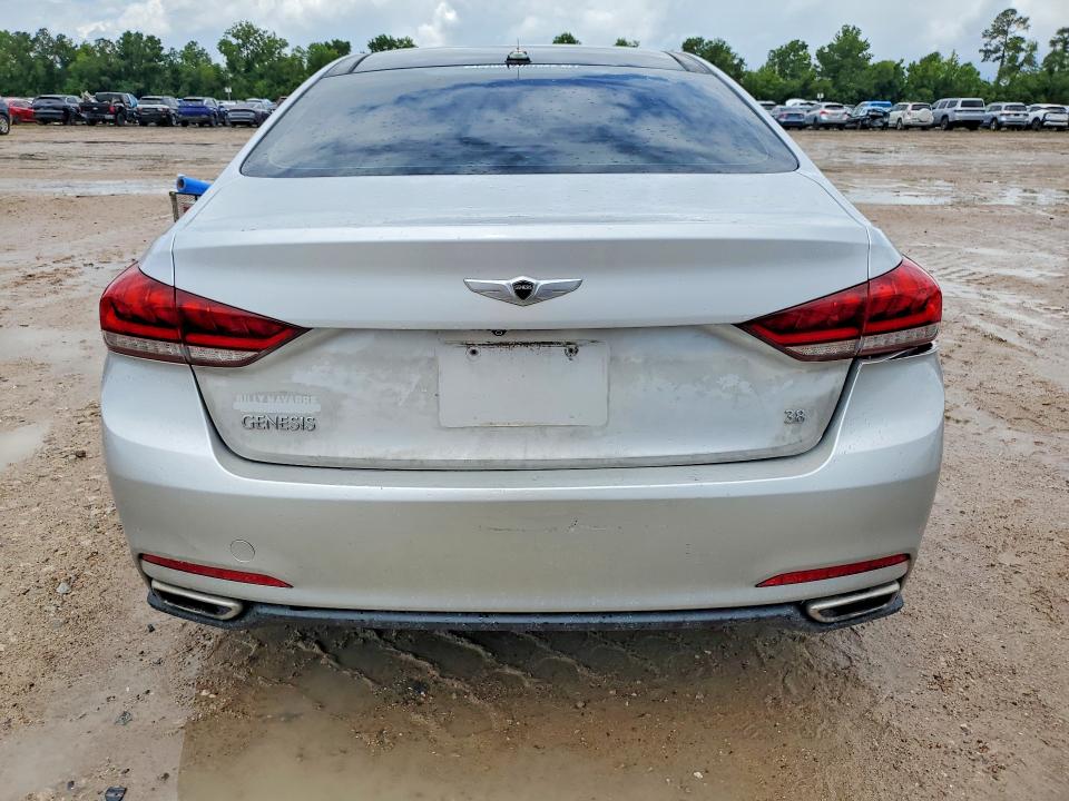 2015 Hyundai Genesis VIN KMHGN4JE6FU058158 COPART salvage auction — REAR END, TX - CERTIFICATE OF TITLE, sold $2,350 on 2026-07-31 (photo 6)