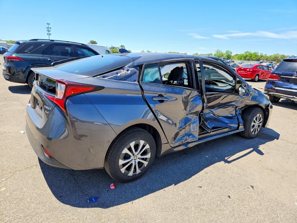 2020 Toyota Prius VIN JTDL9RFU1L3016390 COPART salvage auction — SIDE, Ny - Mv-907A Salvage Certificate, sold $4,000 on 2026-07-20 (photo 3)