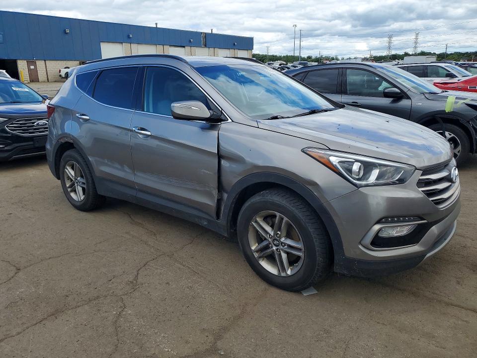 2018 Hyundai Santa fe VIN 5XYZUDLB7JG510065 COPART salvage auction — SIDE, Mi - Scrap Certificate Of Title, sold $1,500 on 2026-07-28 (photo 4)