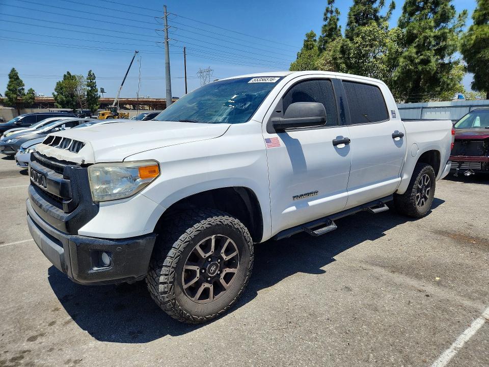 2016 Toyota Tundra VIN 5TFEM5F11GX097718 COPART salvage auction — FRONT END, CA - SALVAGE CERTIFICATE, sold $1,250 on 2026-07-28 (photo 1)