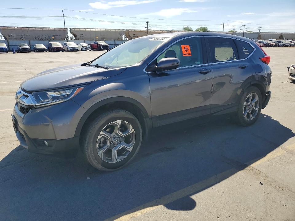 2019 Honda Cr-v VIN JHLRW2H89KX013080 COPART salvage auction — REAR END, Id - Salvage Certificate Of Title, sold $2,850 on 2026-07-30 (photo 1)