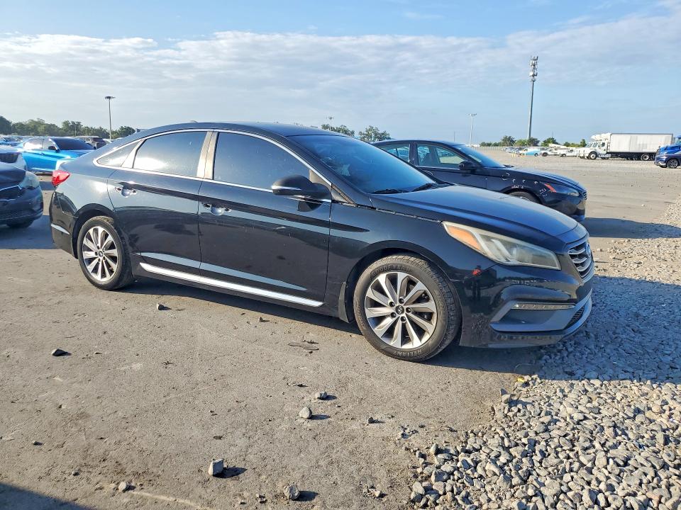 2015 Hyundai Sonata VIN 5NPE34AF9FH034571 COPART salvage auction — MINOR DENT/SCRATCHES, Fl - Certificate Of Title (P), sold $975 on 2026-07-02 (photo 4)