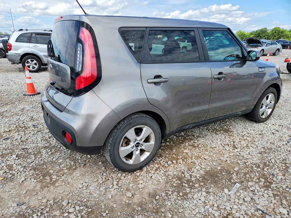 2017 Kia Soul VIN KNDJN2A26H7481618 COPART salvage auction — VANDALISM, Oh - Cert Of Title-Salvage, sold $1,450 on 2026-07-17 (photo 3)