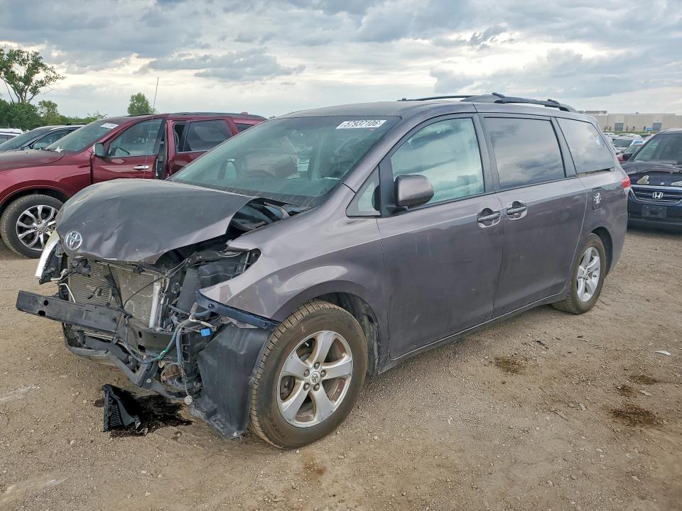 2012 Toyota VIN 5TDKK3DC2CS249250 COPART salvage auction — FRONT END, IA - CERT OF TITLE-SALVAGE TITLE, sold $800 on 2026-07-17 (photo 1)