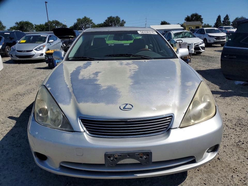 2005 Lexus Es 330 VIN JTHBA30G855067135 COPART salvage auction — REAR END, Ca - Salvage Certificate, sold $475 on 2026-07-07 (photo 5)
