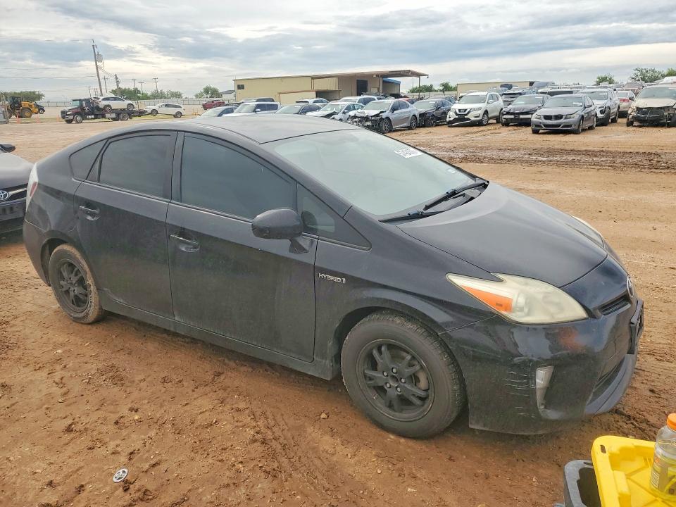 2013 Toyota Prius VIN JTDKN3DU6D1712411 COPART salvage auction — FRONT END, Tx - Certificate Of Title, sold $1,250 on 2026-07-09 (photo 4)