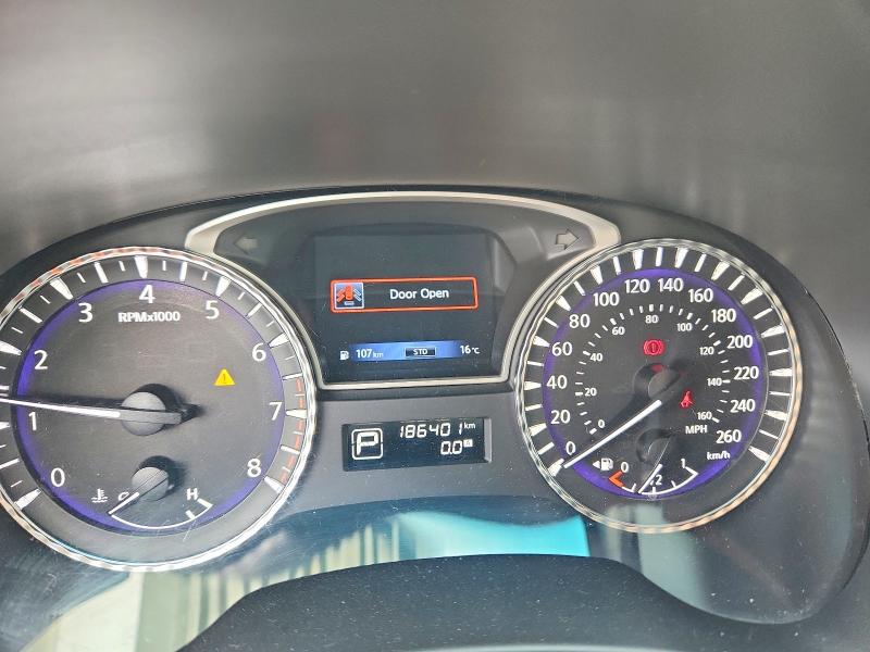2014 Infiniti VIN 5N1AL0MMXEC527988 COPART salvage auction — FRONT END, Ab - Bos - Salvage, sold $450 on 2026-07-23 (photo 9)