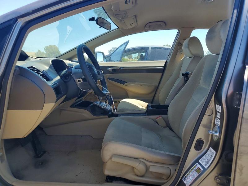 2007 Honda Civic VIN JHMFA36207S003608 COPART salvage auction — UNDERCARRIAGE, Ca - Salvage Certificate, sold $1,050 on 2026-07-27 (photo 7)