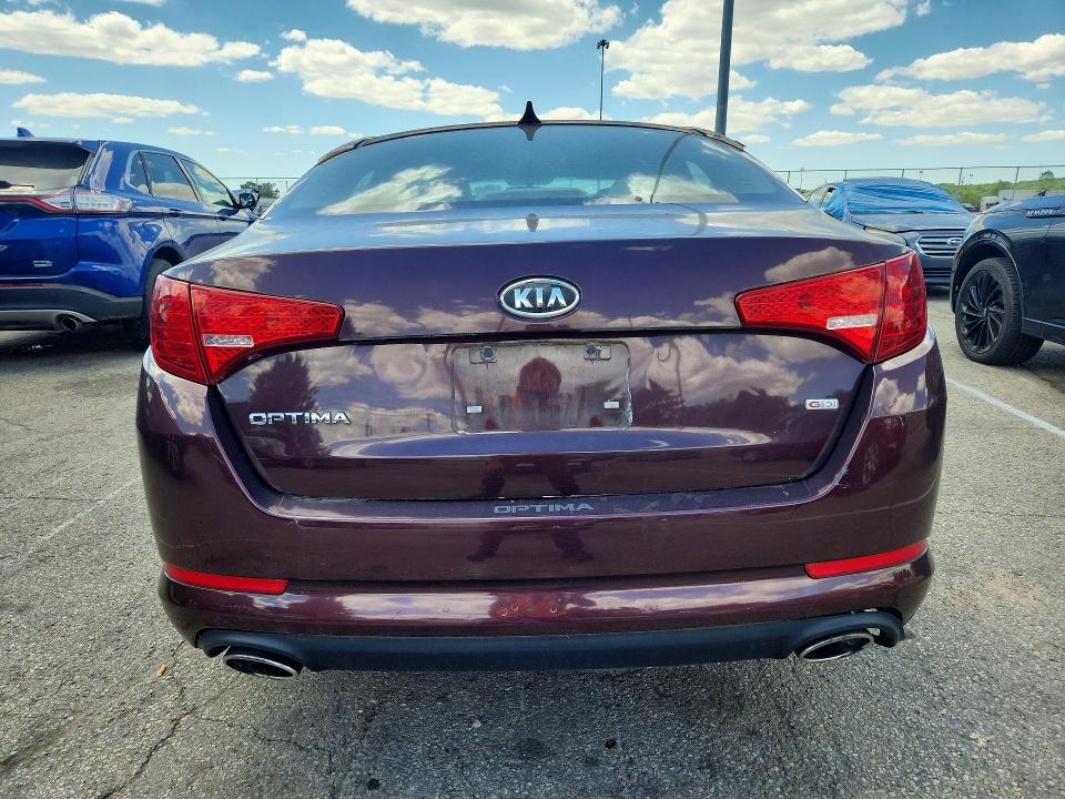 2012 Kia VIN 5XXGM4A72CG055929 COPART salvage auction — FRONT END, Oh - Certificate Of Title, sold $400 on 2026-07-29 (photo 6)