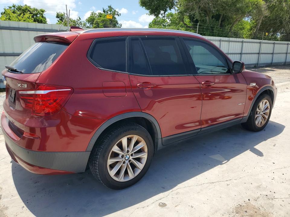 2014 BMW X3 VIN 5UXWX9C57E0D16084 COPART salvage auction — MECHANICAL, Tx - Certificate Of Title, sold $425 on 2026-07-07 (photo 3)