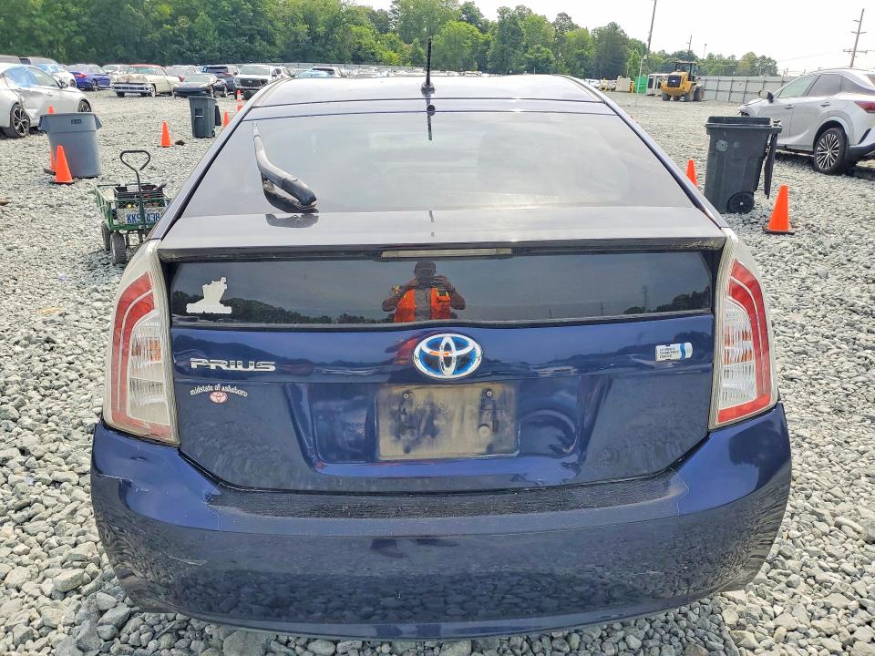 2014 Toyota Prius VIN JTDKN3DU4E0359819 COPART salvage auction — SIDE, Nc - Salvage Certificate Of Title, sold $150 on 2026-07-29 (photo 6)