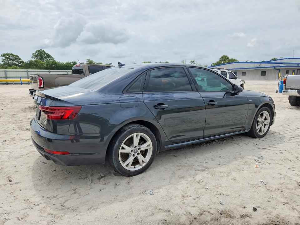 2018 Audi A4 VIN WAUKMAF45JA231563 COPART salvage auction — WATER/FLOOD, FL - CERT OF TITLE SLVG REBUILDABLE, sold $250 on 2026-07-22 (photo 3)