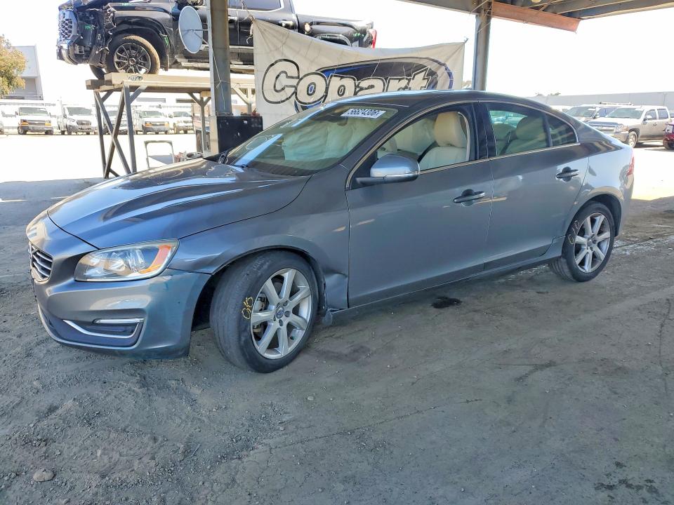 2016 Volvo S60 VIN YV126MFK8G2405751 COPART salvage auction — SIDE, Ca - Salvage Certificate, sold $500 on 2026-07-04 (photo 1)