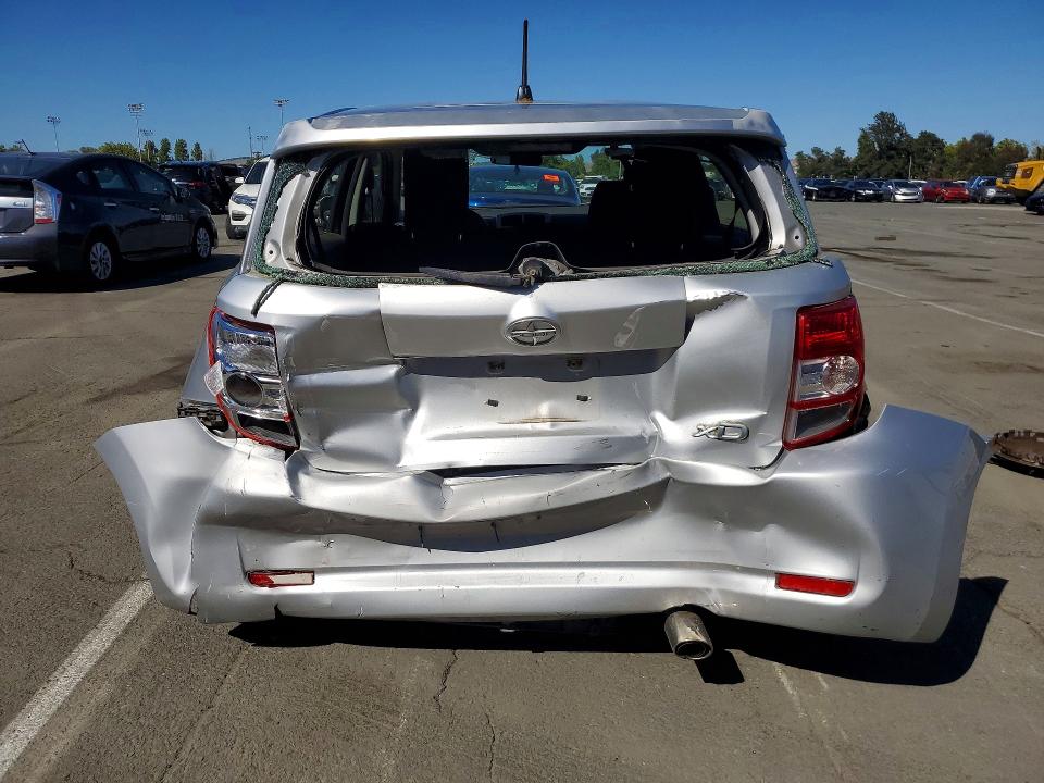 2012 Scion Xd VIN JTKKU4B45C1022698 COPART salvage auction — REAR END, Ca - Salvage Certificate, sold $450 on 2026-07-06 (photo 6)