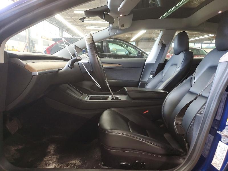 2022 Tesla Model 3 VIN 5YJ3E1EA3NF303840 COPART salvage auction — UNDERCARRIAGE, Il - Salvage Certificate, sold $3,650 on 2026-07-20 (photo 7)