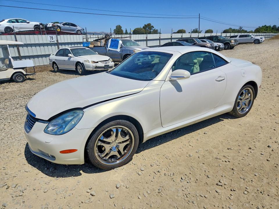 2004 Lexus Sc VIN JTHFN48Y740057961 COPART salvage auction — FRONT END, Ca - Salvage Certificate, sold $1,700 on 2026-07-21 (photo 1)