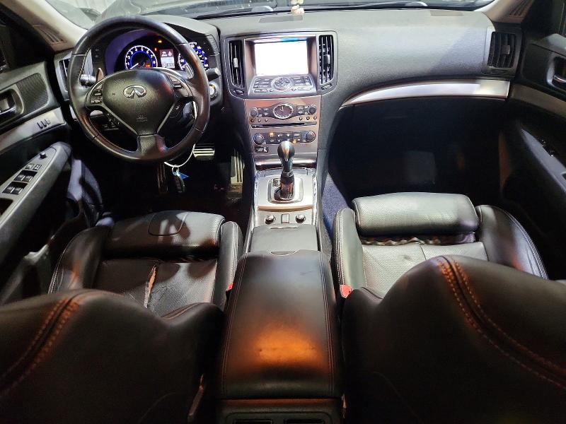 2012 Infiniti G VIN JN1CV6AR6CM976668 COPART salvage auction — FRONT END, MA - CERT OF TITLE-RECONSTRCTD COLL, sold $100 on 2026-07-28 (photo 8)