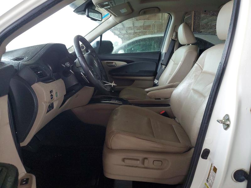 2016 Honda Pilot VIN 5FNYF5H96GB030018 COPART salvage auction — MINOR DENT/SCRATCHES, Tx - Certificate Of Title, sold $2,950 on 2026-07-09 (photo 7)