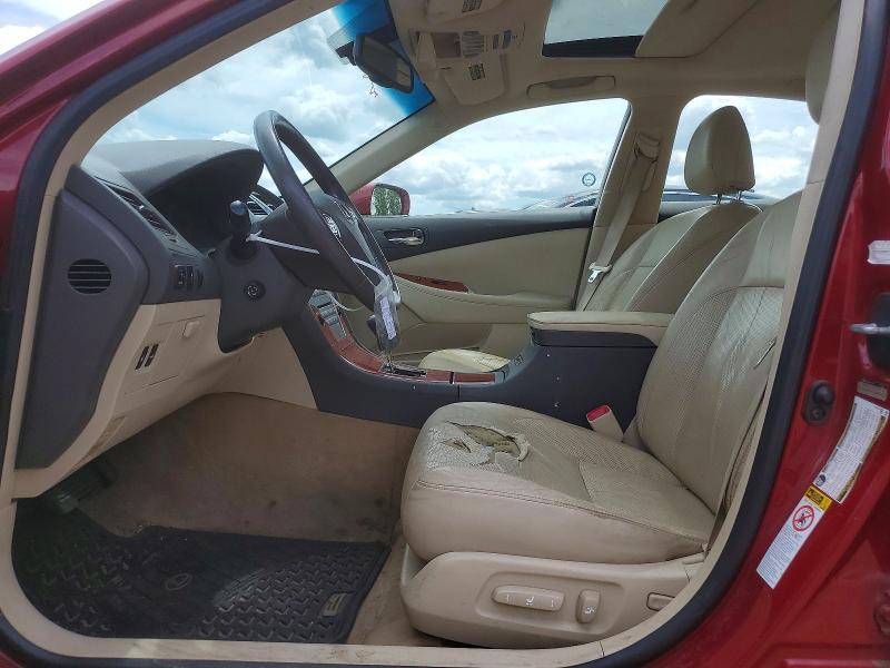 2011 Lexus ES VIN JTHBK1EG7B2415868 COPART salvage auction — REAR END, ON - PERMIT SALVAGE, sold $425 on 2026-07-21 (photo 7)