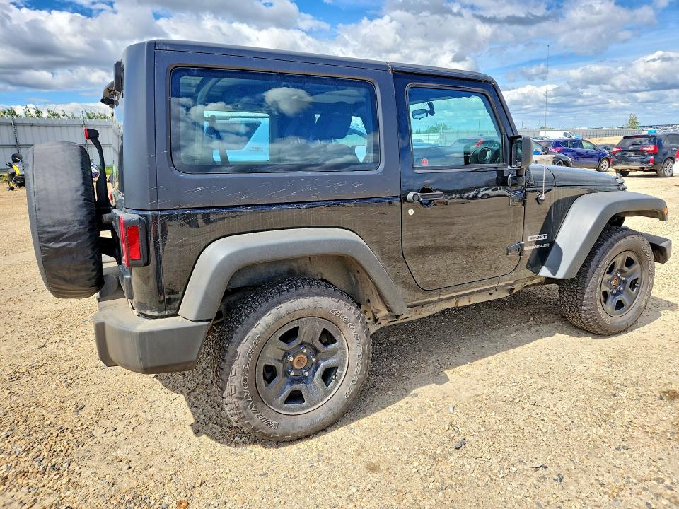 2014 Jeep Wrangler / VIN 1C4AJWAG0EL294649 COPART salvage auction — FRONT END, Ab - Bos - Salvage, sold $300 on 2026-07-23 (photo 3)