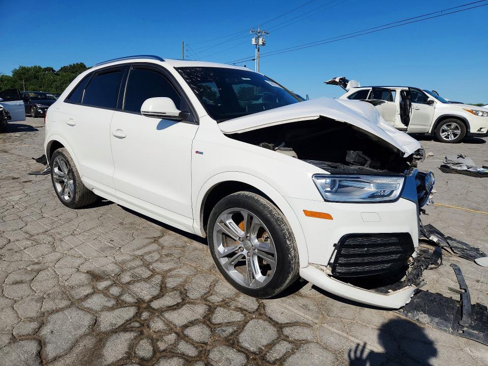 2018 Audi Q3 VIN WA1BCCFS0JR008343 COPART salvage auction — FRONT END, Tn - Salvage Certificate, sold $625 on 2026-07-06 (photo 4)