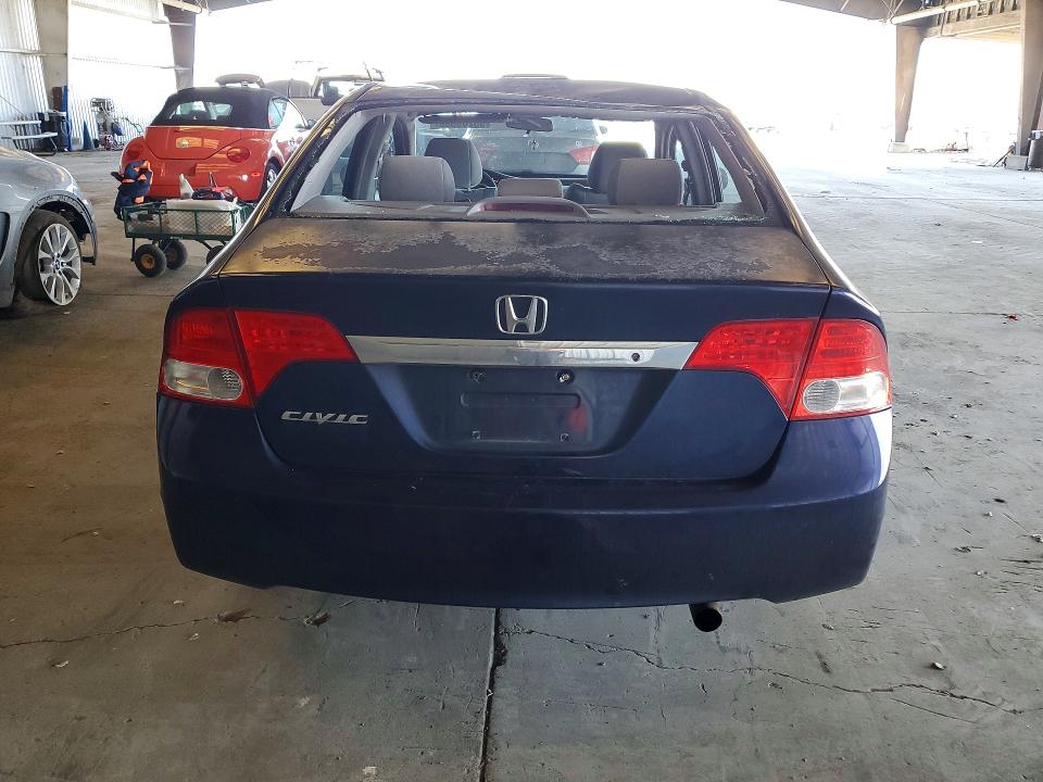 2010 Honda Civic VIN 2HGFA1F52AH588143 COPART salvage auction — ROOF, CA - SALVAGE CERTIFICATE, sold $825 on 2026-07-09 (photo 6)