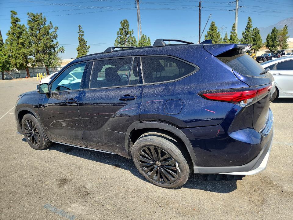 2023 Toyota Highlander VIN 5TDKDRBH0PS021524 COPART salvage auction — SIDE, Ca - Salvage Certificate, sold $20,500 on 2026-07-28 (photo 2)