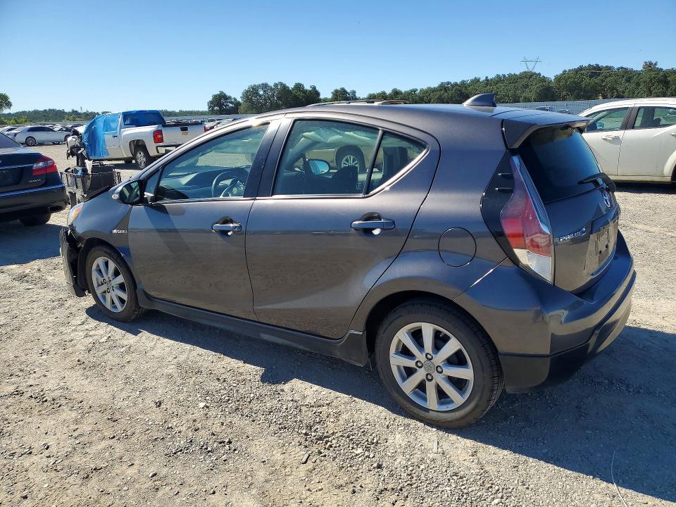 2017 Toyota Prius c VIN JTDKDTB37H1595134 COPART salvage auction — FRONT END, CA - SALVAGE CERTIFICATE, sold $2,000 on 2026-07-02 (photo 2)