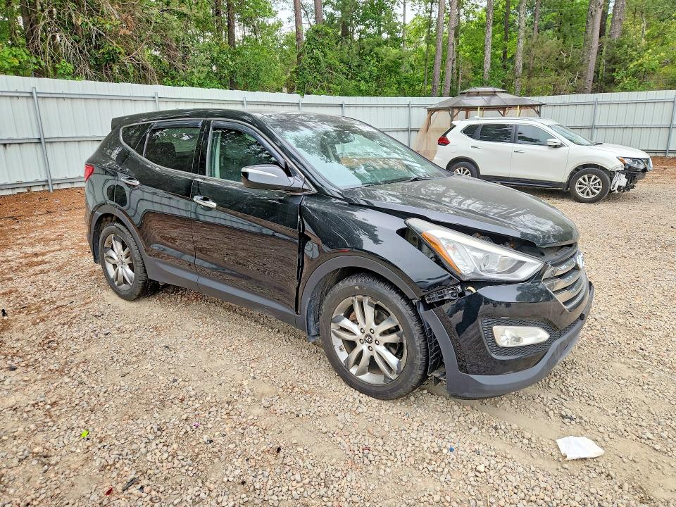 2013 Hyundai Santa fe VIN 5XYZWDLA1DG027063 COPART salvage auction — FRONT END, Nc - Salvage Certificate Of Title, sold $275 on 2026-07-31 (photo 4)