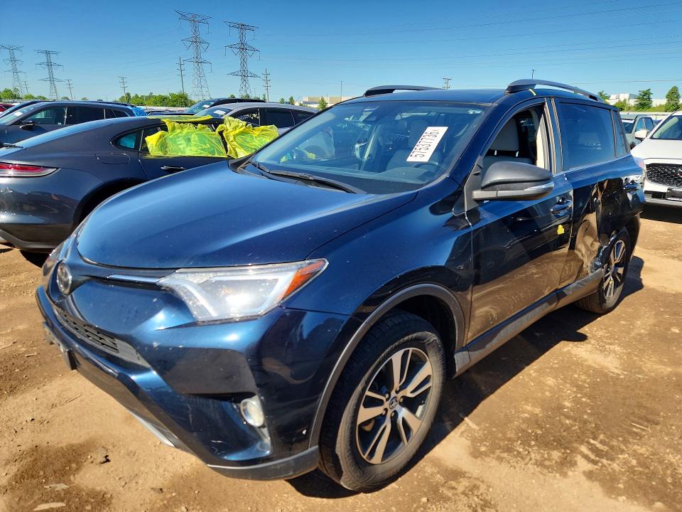 2017 Toyota VIN JTMWFREV5HD100617 COPART salvage auction — SIDE, Il - Salvage Certificate, sold $7,100 on 2026-07-23 (photo 1)