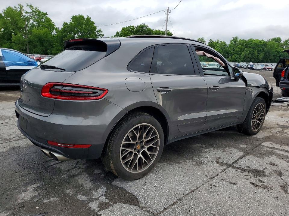 2017 Porsche Macan VIN WP1AB2A58HLB20142 COPART salvage auction — FRONT END, Ny - Mv-907A Salvage Certificate, sold $6,400 on 2026-07-07 (photo 3)