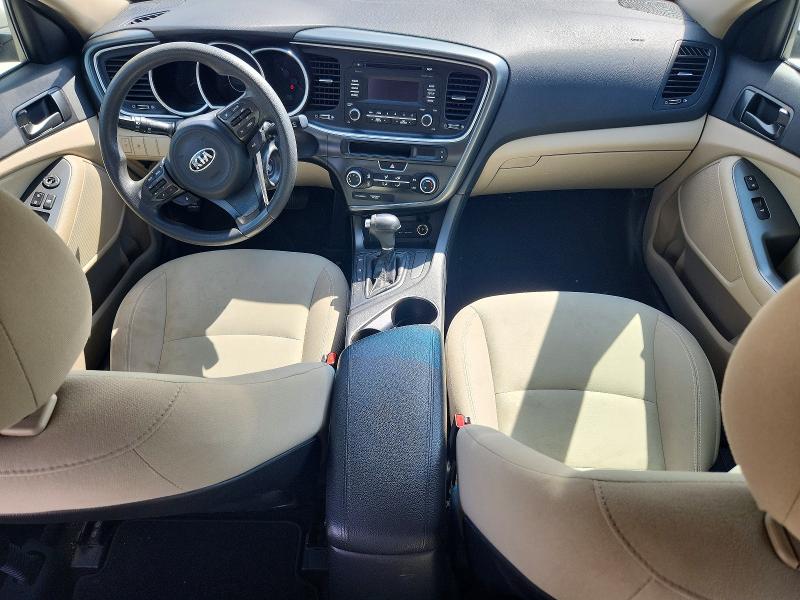 2015 Kia Optima VIN 5XXGM4A78FG416620 COPART salvage auction — REAR END, Ga - Cert Of Title-Salvage, sold $1,050 on 2026-07-27 (photo 8)