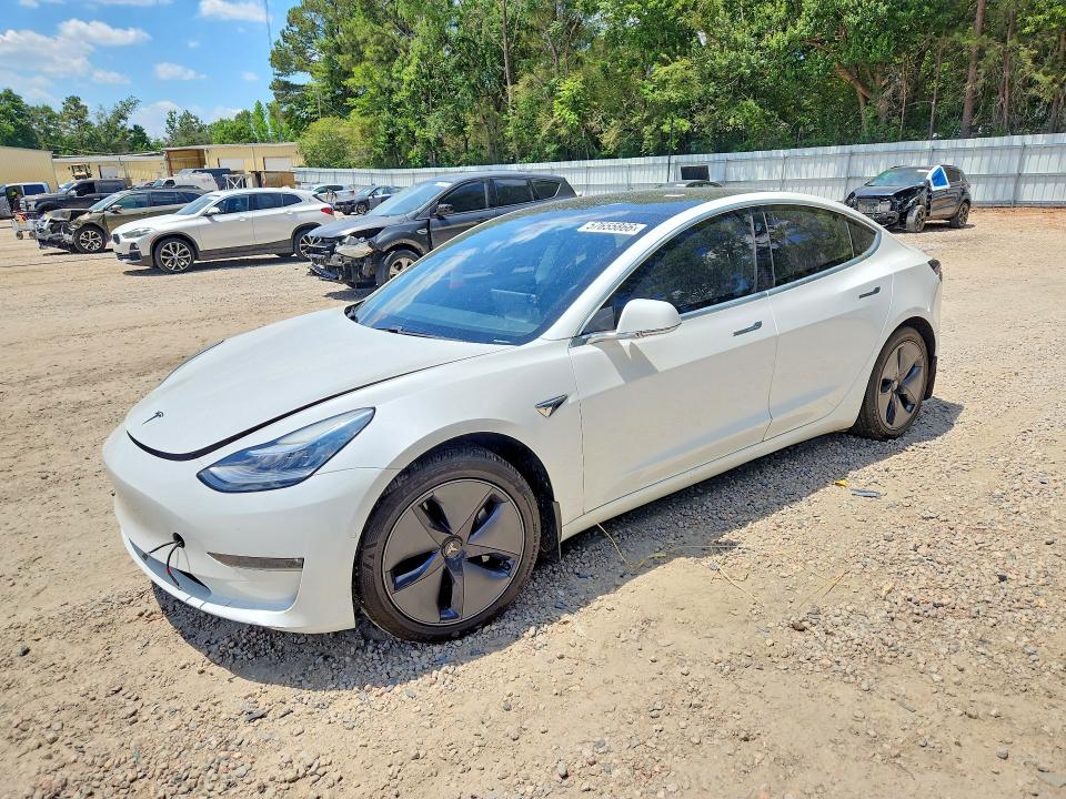2020 Tesla VIN 5YJ3E1EB0LF619735 COPART salvage auction — MINOR DENT/SCRATCHES, Nc - Salvage Certificate Of Title, sold $4,150 on 2026-07-31 (photo 1)