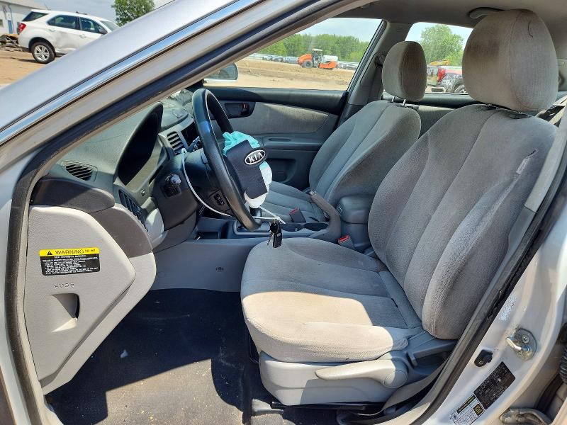 2007 Kia Optima VIN KNAGE123775158181 COPART salvage auction — FRONT END, Oh - Cert Of Title-Salvage, sold $425 on 2026-07-09 (photo 7)