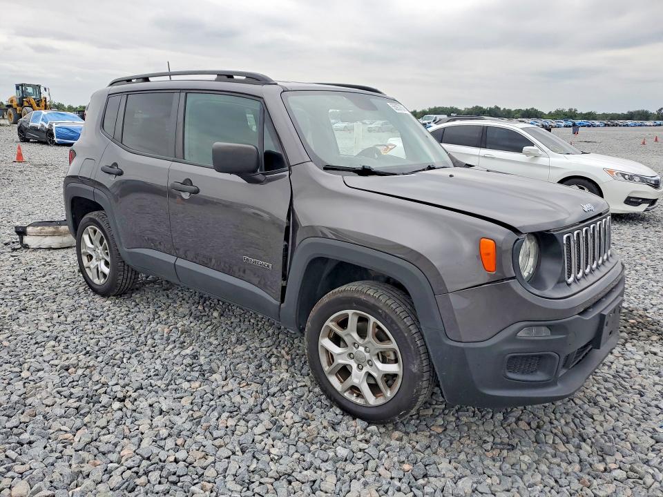 2018 Jeep VIN ZACCJBAB8JPJ22393 COPART salvage auction — FRONT END, Nc - Salvage Cert-Rebuilt, sold $1,500 on 2026-07-31 (photo 4)