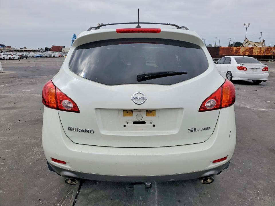2010 Nissan Murano VIN JN8AZ1MW0AW126697 COPART salvage auction — FRONT END, Ca - Salvage Certificate, sold $975 on 2026-07-15 (photo 6)