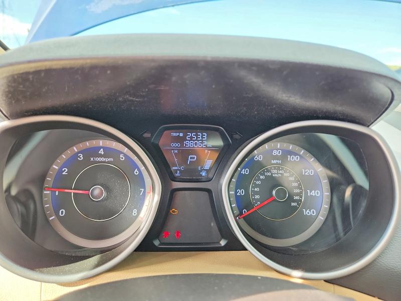 2013 Hyundai Elantra VIN KMHDH4AE3DU727980 COPART salvage auction — FRONT END, Co - Public - Salvage Title, sold $825 on 2026-07-22 (photo 9)