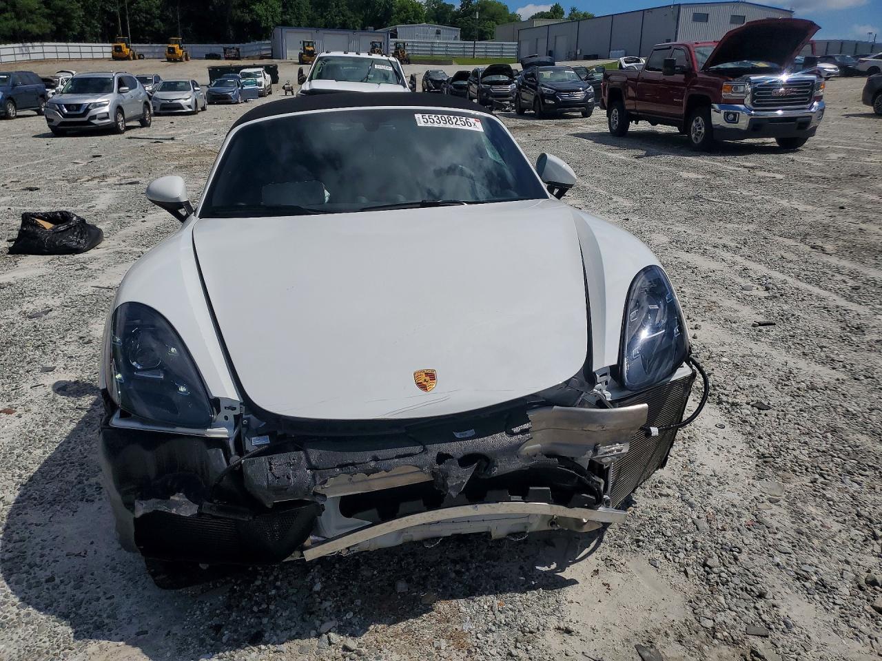 2024 Porsche Boxster VIN WP0CA2A81RK205323 COPART salvage auction — Front End, GA - CERT OF TITLE-SALVAGE, sold $32,000 on 2026-07-01 (photo 5)
