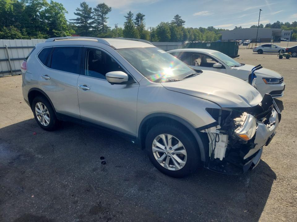 2016 Nissan Rogue VIN JN8AT2MV6GW144709 COPART salvage auction — FRONT END, Ri - Salvage Certificate Of Title, sold $800 on 2026-07-14 (photo 4)