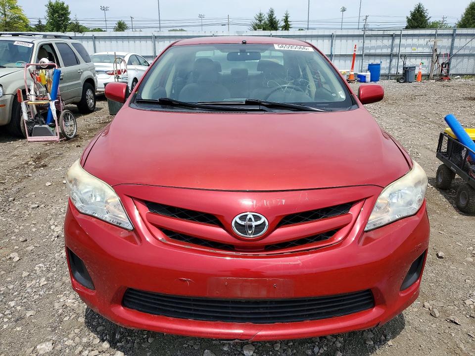 2011 Toyota Corolla VIN JTDBU4EE5B9155800 COPART salvage auction — REAR END, Md - Cert Of Salvage < 75% Damage, sold $725 on 2026-07-27 (photo 5)