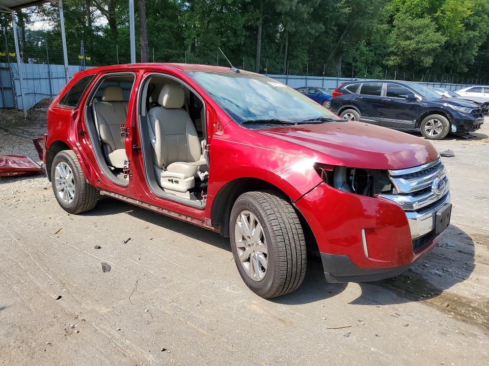 2014 Ford Edge VIN 2FMDK3KC1EBA65087 COPART salvage auction — SIDE, Salvage Title, sold $275 on 2026-07-28 (photo 4)