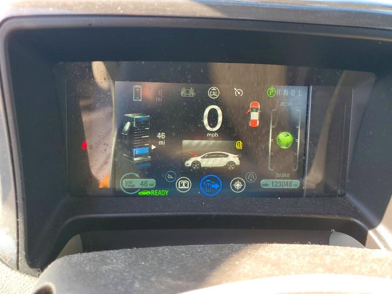 2014 Chevrolet Volt VIN 1G1RE6E46EU172677 COPART salvage auction — REAR END, Ca - Salvage Certificate, sold $1,250 on 2026-07-09 (photo 9)