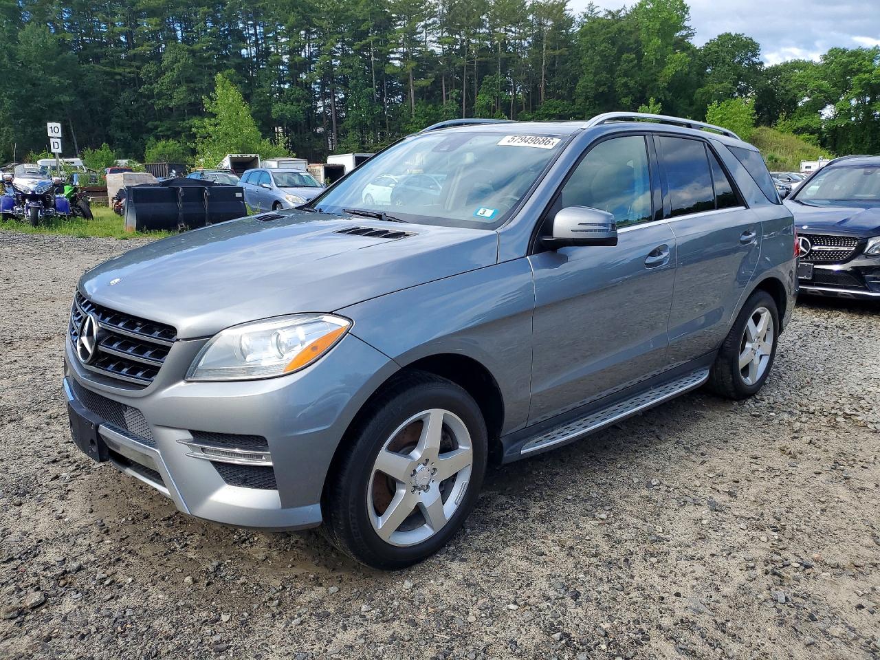 2014 Mercedes-Benz ML-Class VIN 4JGDA7DBXEA299058 COPART salvage auction — Minor Dent/Scratches, NH - CERTIFICATE OF TITLE, sold $4,300 on 2026-07-01 (photo 1)